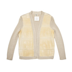 Jacket vest HERMES t 36 beige Shagreen