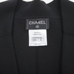 CHANEL Jacket in black stretch size 42FR