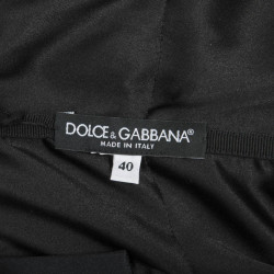 Robe DOLCE GABBANA T 40 FR en soie noire