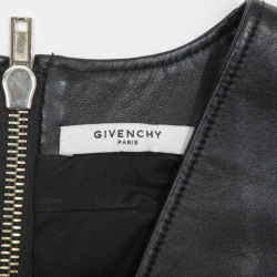 Robe GIVENCHY T38 en cuir noir