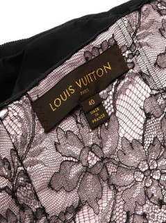 Robe LOUIS VUITTON T 40 noire