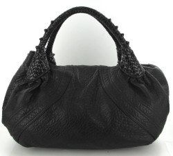 Sac FENDI "Spy bag" cuir noir