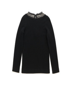 CHANEL cashmere sweater with swarovski crytals 