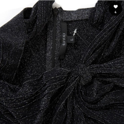 Robe de cocktail GUCCI t L noire en lamé