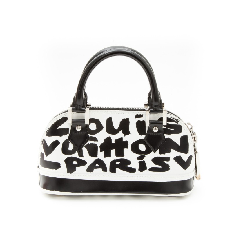 LOUIS VUITTON Alma BB Graffiti limited edition handbag in leather - VALOIS  VINTAGE PARIS