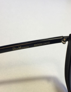 Lunettes de soleil DIOR 'Murmure P8A/Y1' en titane noir et verres gris foncé