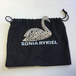 xxx Broche SONIA RYKIEL cygne sertie de brillants