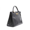 HERMES Kelly 32 vintage in black box retourné leather