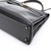 HERMES Kelly 32 vintage in black box retourné leather