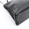 HERMES Kelly 32 vintage in black box retourné leather