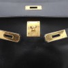 HERMES Kelly 32 vintage in black box retourné leather