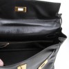 HERMES Kelly 32 vintage in black box retourné leather