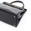 HERMES Vintage Kelly 28 in black box returned leather