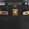 HERMES Birkin 30 in black box leather