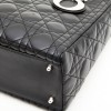 Sac Lady Dior en cuir noir