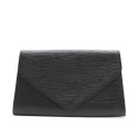 Pochette LOUIS VUITTON cuir epi noir