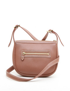 Sac LORO PIANA en cuir grainé gold