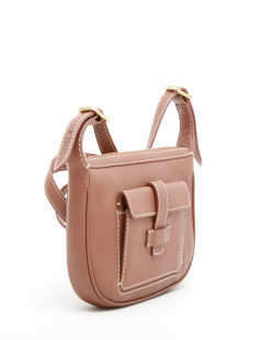 Sac LORO PIANA en cuir grainé gold