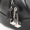 DIOR handbag in black grained leather