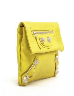 Pochette BALENCIAGA jaune