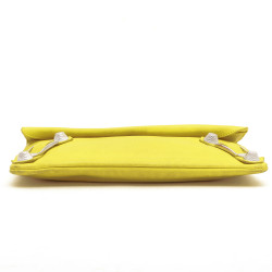  BALENCIAGA clutch 'Giant Envelope' in yellow leather