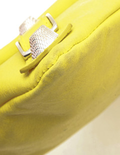  BALENCIAGA clutch 'Giant Envelope' in yellow leather