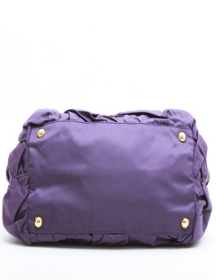 Sac PRADA en satin violet