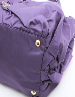 Sac PRADA en satin violet