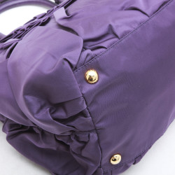 Sac PRADA en satin violet