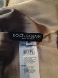 Robe T40 Dolce Gabbana motifs panthère