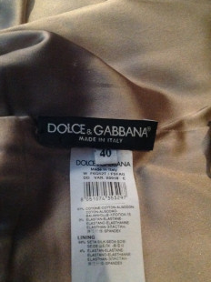 Robe Dolce Gabbana T40 motif panthère