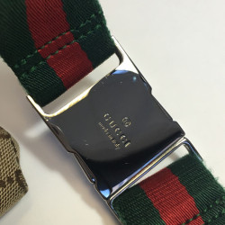 Ceinture banane GUCCI Tissu et cuir