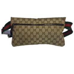 Ceinture banane GUCCI Tissu et cuir