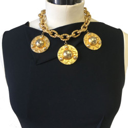 Collier CELINE vintage doré