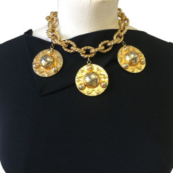 Collier CELINE vintage doré