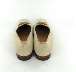 Ballerines HERMES T36 daim beige