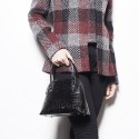 Sac DINASTY by blanchi & NARDI en crocodile noir Vintage