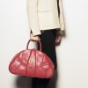 Sac CHRISTIAN DIOR Saddle en cuir rouge 