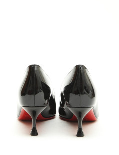 Escarpins CHRISTIAN LOUBOUTIN T40.5 vernis noir