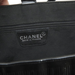 CHANEL bag with fringes in multicolored fabric