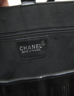 Sac CHANEL à franges toile matelassée