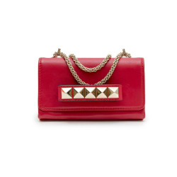 VALENTINO small bag in red smooth leather