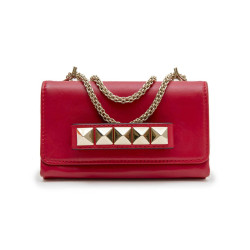 VALENTINO small bag in red smooth leather