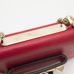 VALENTINO small bag in red smooth leather