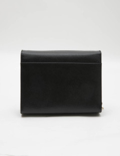 Mini sac FERRAGAMO cuir grainé noir