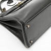 HERMES Vintage Kelly 32 bag in black box leather