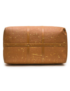 LOUIS VUITTON 'Keepall' customized bag in cipengo gold épi leather