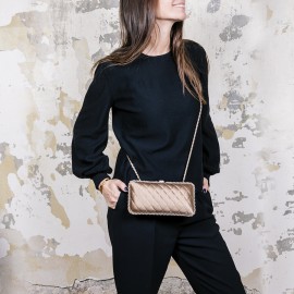 Bag epsom brown leather HERMES ' Kelly 28' - VALOIS VINTAGE PARIS