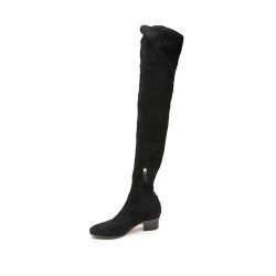 Bottes cuisardes CHANEL T 38.5 noires