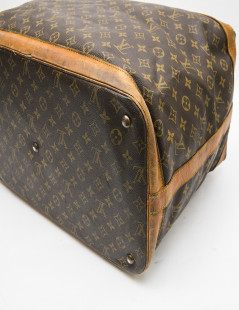 LOUIS VUITTON vintage travel bag in brown monogram canvas